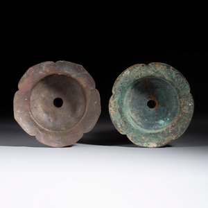 Two Chinese gilt-copper horse attachments, Liao — foto 2