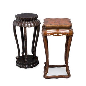 Two Chinese gilt-lacquered stands, 20th C. — photo 2