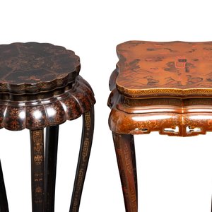 Two Chinese gilt-lacquered stands, 20th C. — photo 9