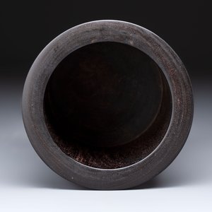 Two Chinese hardwooden brush pots, 20th C. — photo 6