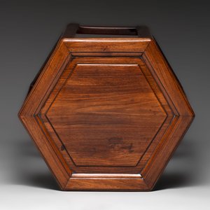 Two Chinese hongmu stands, 19th C. — photo 8