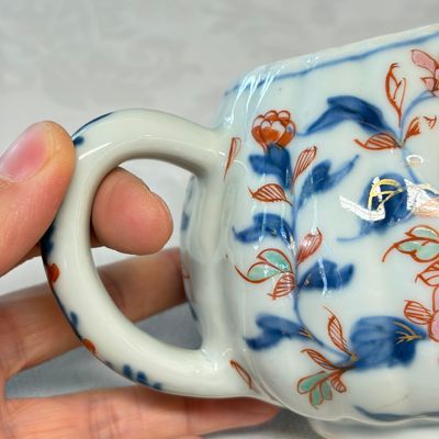 Two Chinese Imari-style teapots and a tea caddy — photo 6