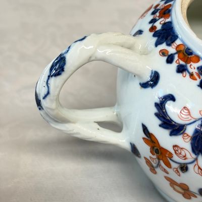 Two Chinese Imari-style teapots and a tea caddy — photo 20