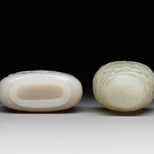 Two Chinese jade snuff bottles, 18/19th C. — foto 6