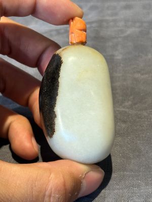 Two Chinese jade snuff bottles, 19th C. — foto 4