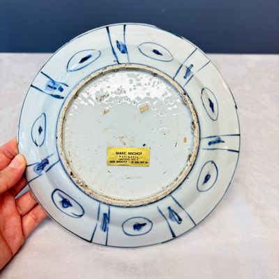 Two Chinese 'Kraak' blue and white plates and two 'Klapmuts' bowls — photo 8