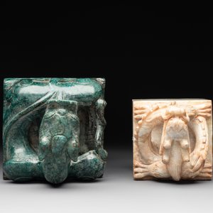 Two Chinese marble 'dragon' seals, 20th C. — 照片 6
