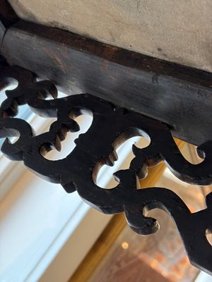 Two Chinese marble-topped hongmu stands, 19/20th C. — photo 11