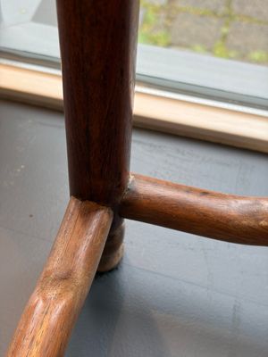 Two Chinese marble-topped hongmu stands — photo 9