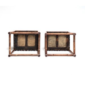 Two Chinese marble-topped hongmu stands — photo 8