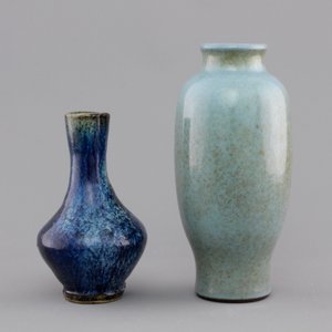 Two Chinese monochrome glazed vases, 19th C. — 照片 2