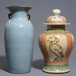Two Chinese Nanking crackle-glazed vases, 19th C. — 照片 3