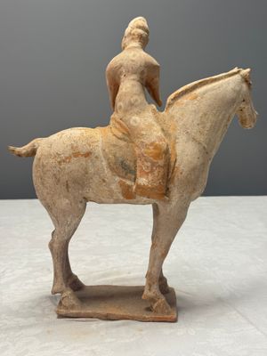 Two Chinese painted pottery 'Horserider' groups — photo 15