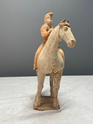 Two Chinese painted pottery 'Horserider' groups — photo 4