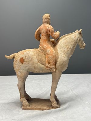 Two Chinese painted pottery 'Horserider' groups — photo 5
