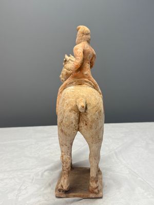 Two Chinese painted pottery 'Horserider' groups — photo 6