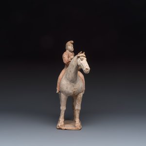 Two Chinese painted pottery 'Horserider' groups — photo 11