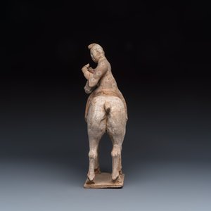 Two Chinese painted pottery 'Horserider' groups — photo 3