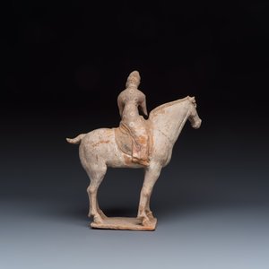 Two Chinese painted pottery 'Horserider' groups — photo 4