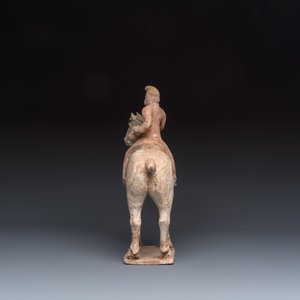 Two Chinese painted pottery 'Horserider' groups — photo 9