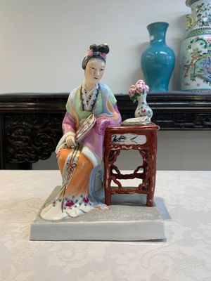 Two Chinese polychrome-glazed groups, Zeng Longsheng 曾龍升 marks, 20th C. — photo 11