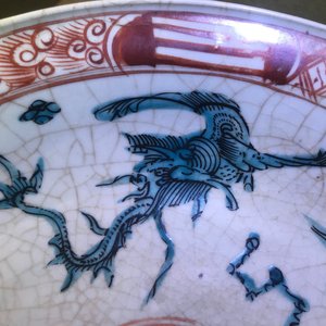 Two Chinese polychrome Swatow dishes, Ming — photo 14