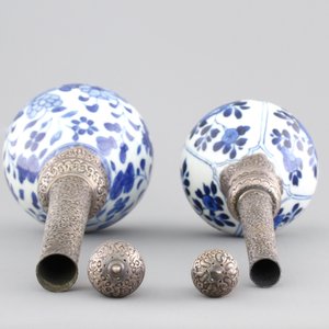 Two Chinese porcelain silver-mounted water sprinklers for the Islamic market, Kangxi — photo 5