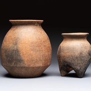 Two Chinese pottery storage or cooking vessels, Neolithic — photo 4