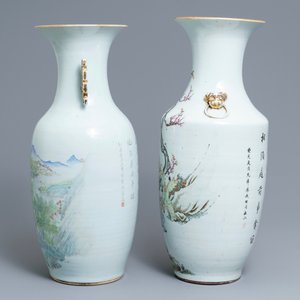 Two Chinese qianjiang cai vases, 19/20th C. — 照片 4