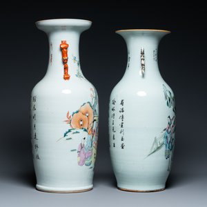 Two Chinese qianjiang cai vases, 19/20th C. — photo 2