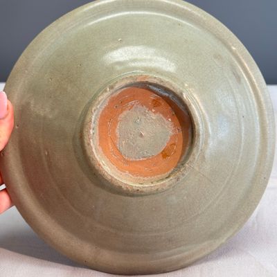 Two Chinese qingbai plates and a Longquan celadon plate — photo 10