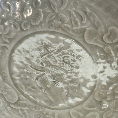 Two Chinese qingbai plates and a Longquan celadon plate — photo 19