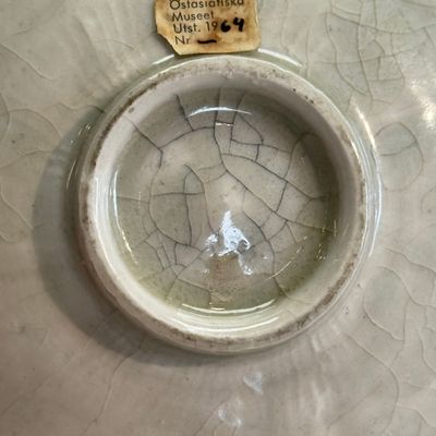 Two Chinese qingbai plates and a Longquan celadon plate — photo 21