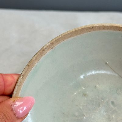 Two Chinese qingbai plates and a Longquan celadon plate — photo 25