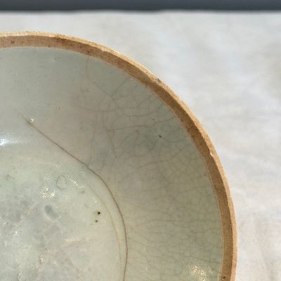 Two Chinese qingbai plates and a Longquan celadon plate — photo 26