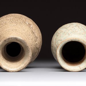 Two Chinese qingbai vases and an ewer with floral design, Song — 照片 6