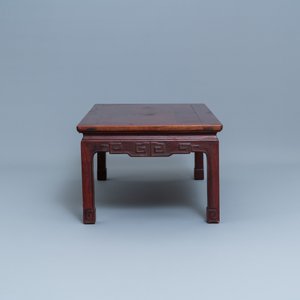 Two Chinese rectangular wooden 'kang' tables, 19/20th C. — 照片 12
