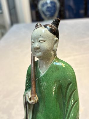 Two Chinese sancai-glazed figures, 19th C. — photo 8