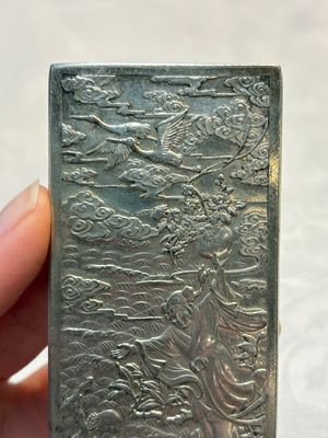 Two Chinese silver 'Eight Immortals' amulets, Zuyin 足銀 marks, 19/20th C. — photo 2