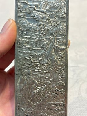 Two Chinese silver 'Eight Immortals' amulets, Zuyin 足銀 marks, 19/20th C. — photo 3