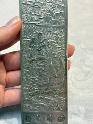 Two Chinese silver 'Eight Immortals' amulets, Zuyin 足銀 marks, 19/20th C. — photo 10