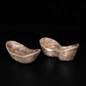 Two Chinese silver ingots, Guangxu and Xuantong mark and probably of the period — 照片 3