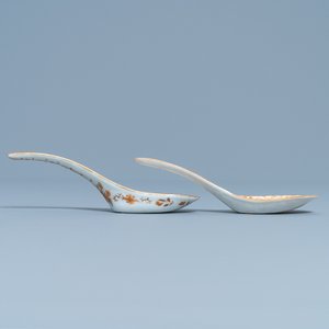 Two Chinese Thai market Lai Nam Thong spoons, 19th C. — photo 5