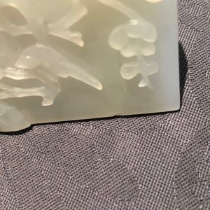 Two Chinese white and green jade carvings, 19/20th C. — 照片 3