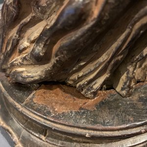 Two Chinese wooden brush pots, 19/20th C. — 照片 21