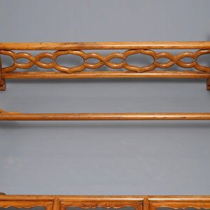 Two Chinese wooden textile hangers, 20th C. — photo 6