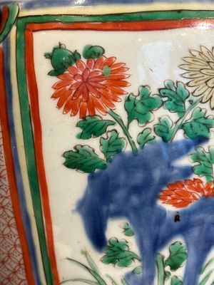 Two Chinese wucai vases, one mounted as a lamp, Transitional period — photo 13