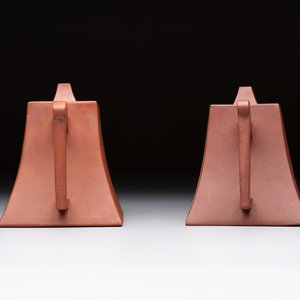 Two Chinese Yixing stoneware teapots, Hu Ji 胡記 and Wen Ji 聞記 marks, 19/20th C. — 照片 3