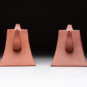 Two Chinese Yixing stoneware teapots, Hu Ji 胡記 and Wen Ji 聞記 marks, 19/20th C. — 照片 5