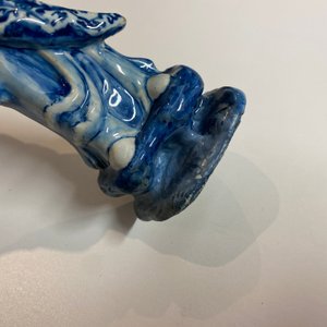 Two Dutch Delft blue and white figures of a Chinese man and woman, 1st quarter 18th C. — 照片 7